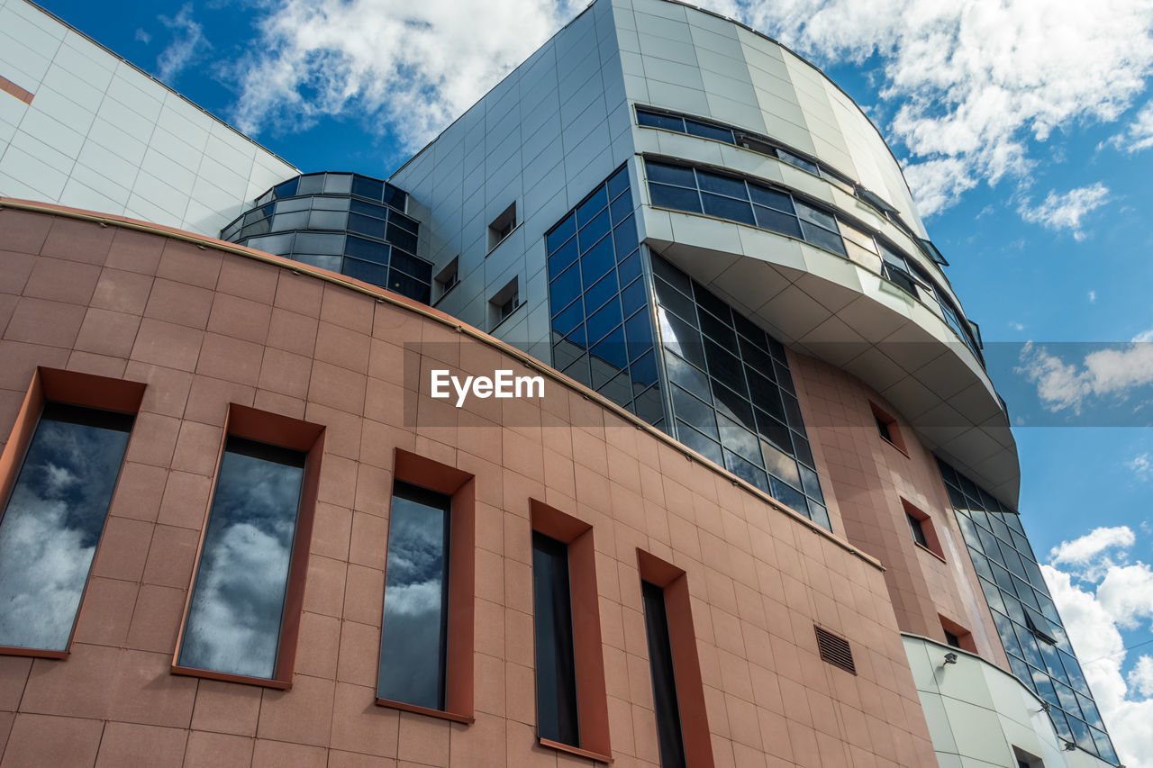 Low angle view of building against sky