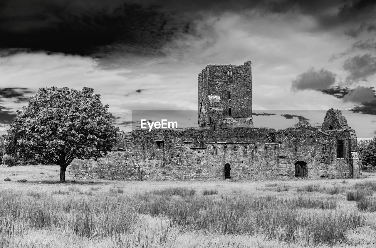 ABANDONED BUILDING AGAINST SKY