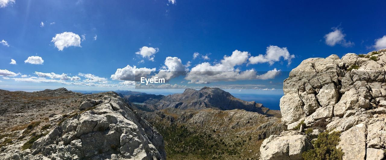 Panoramic view of landscape against sky