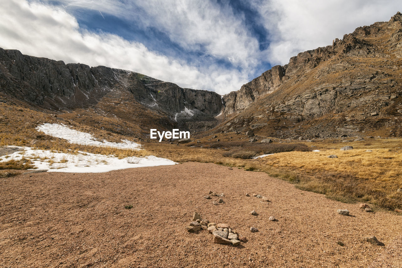 Landscape in the rocky mountains near denver, colorado