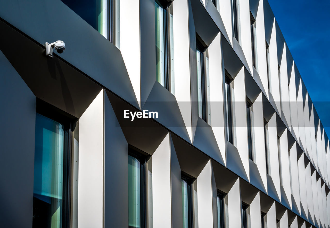 Surveillance camera on new building in middelfart city