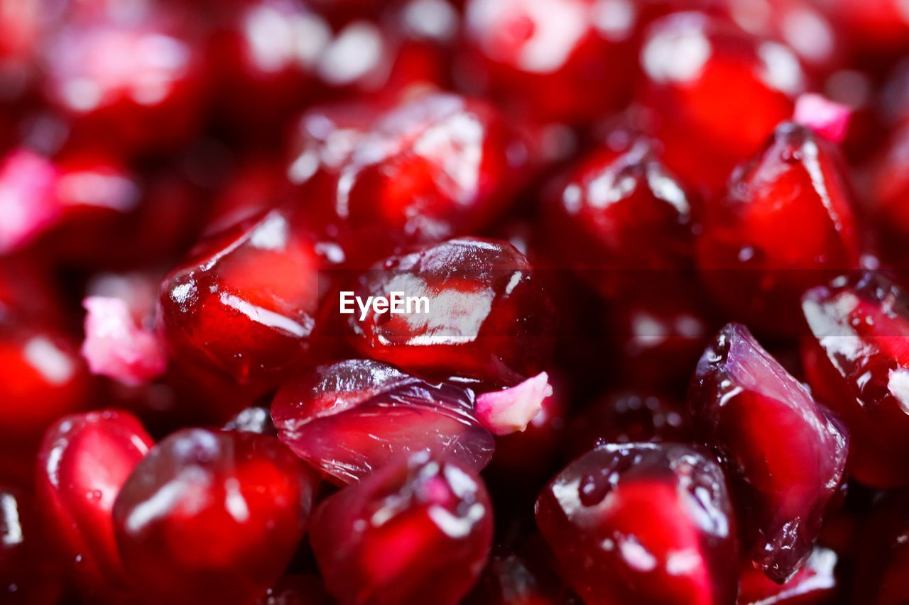 FULL FRAME SHOT OF RED CHERRIES