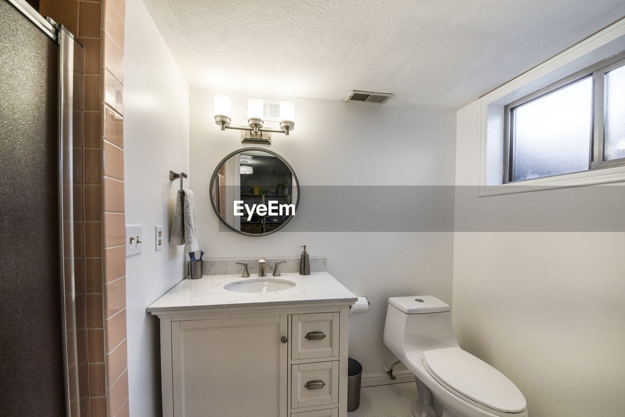 Interior of bathroom