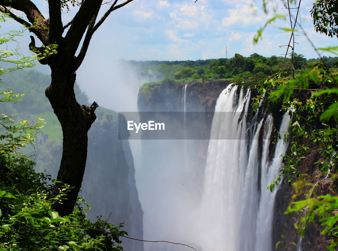 VIEW OF WATERFALL