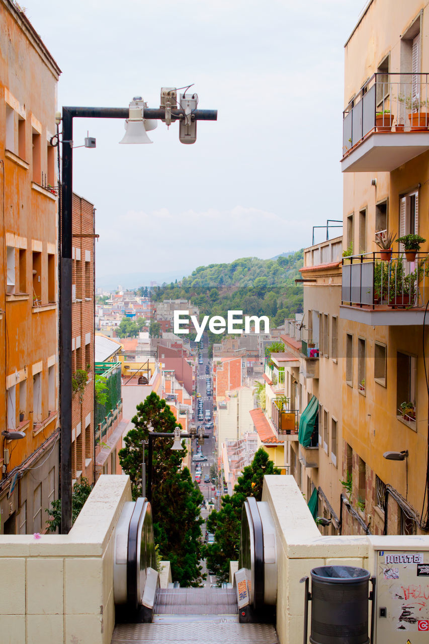 RESIDENTIAL BUILDINGS AGAINST SKY