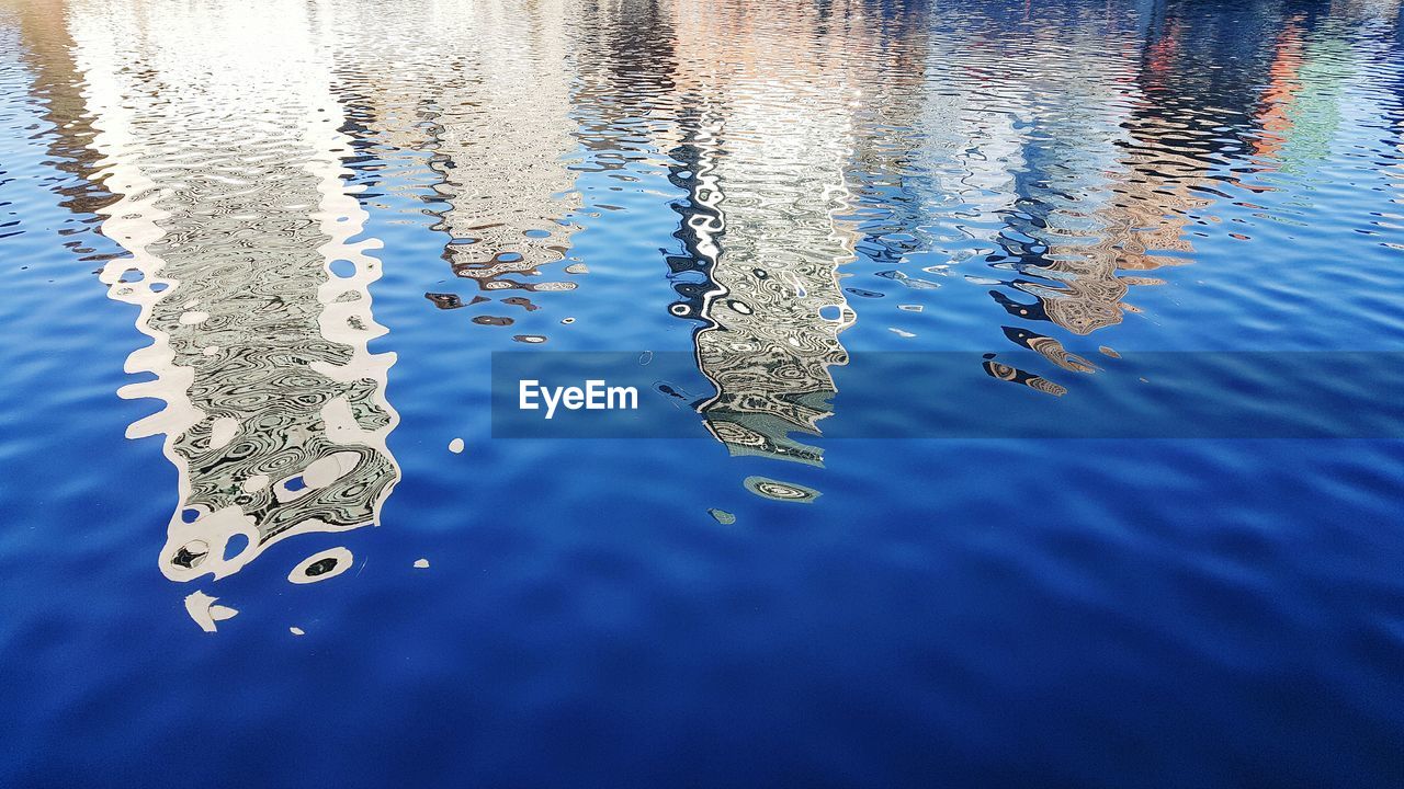 Close-up of water drops on glass