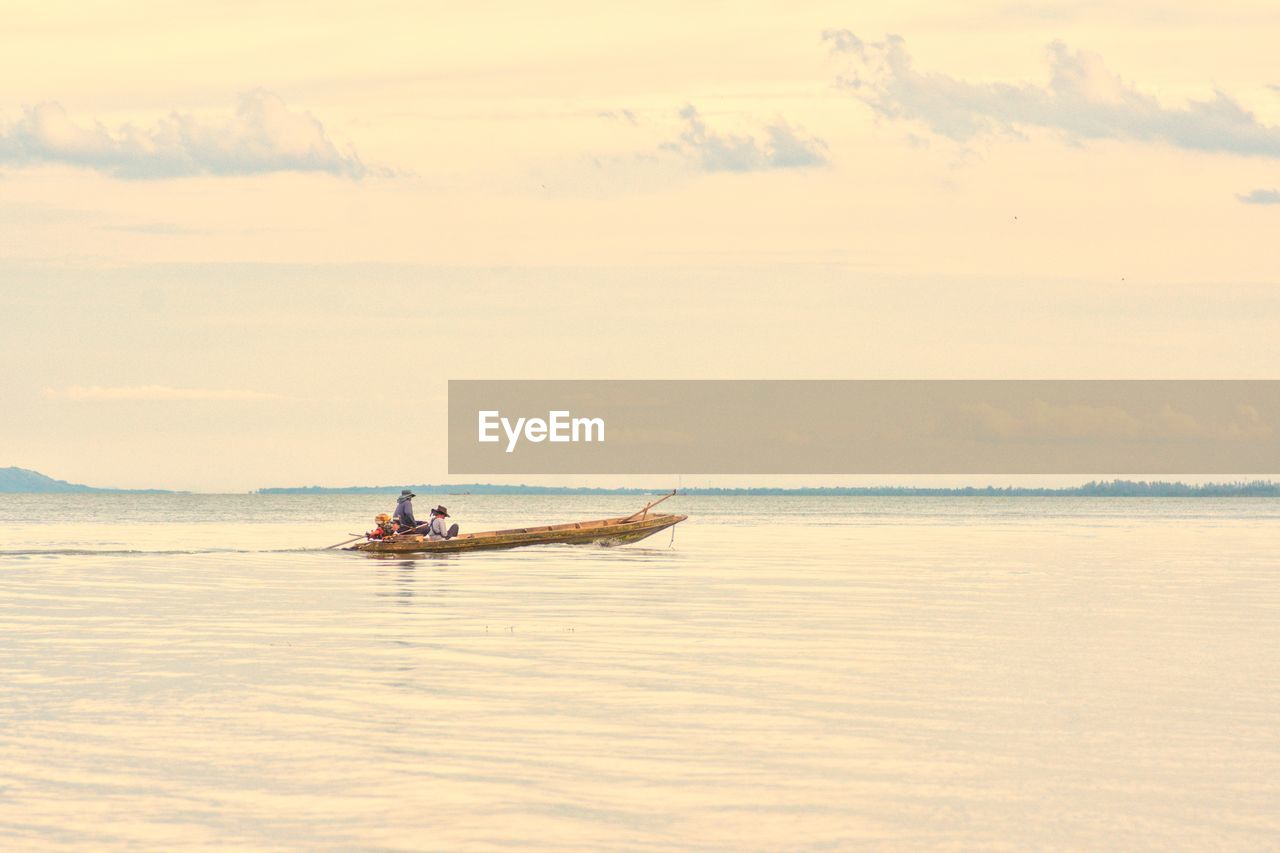 NAUTICAL VESSEL IN SEA AGAINST SKY