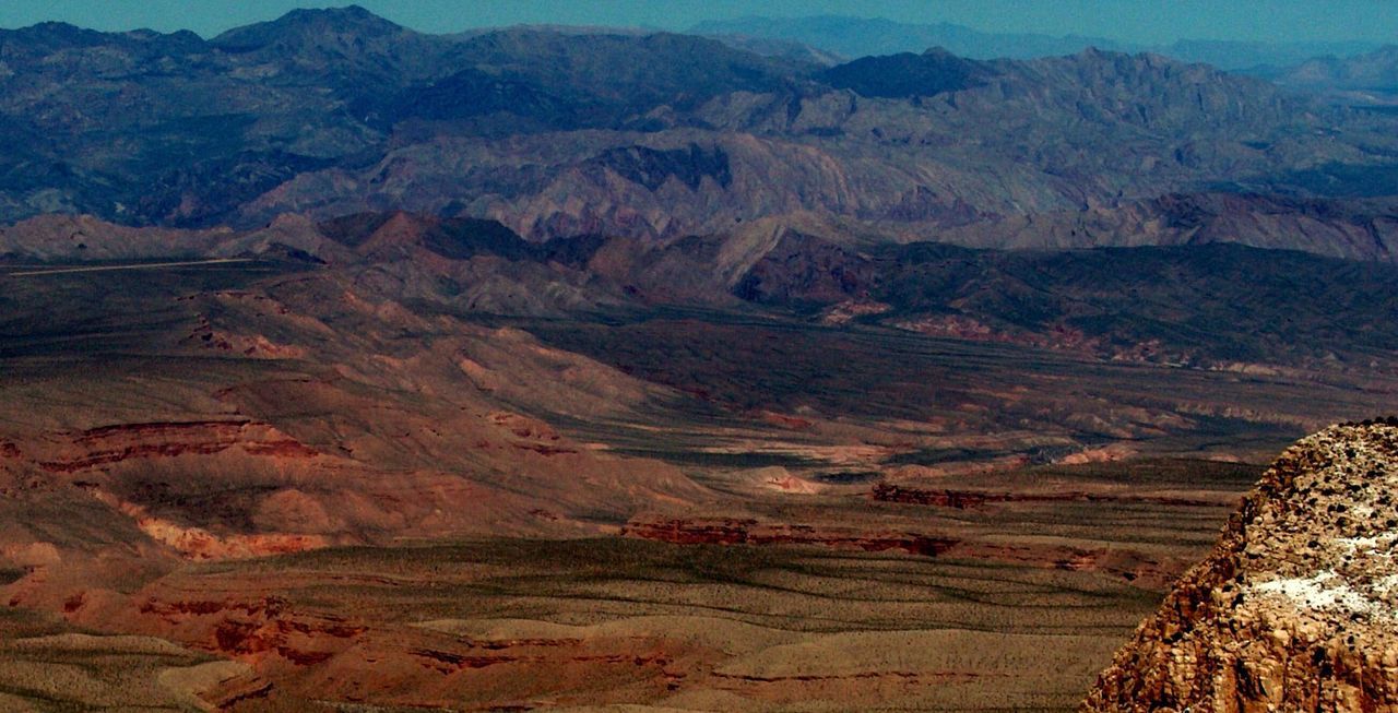 Aerial view of grand canyon