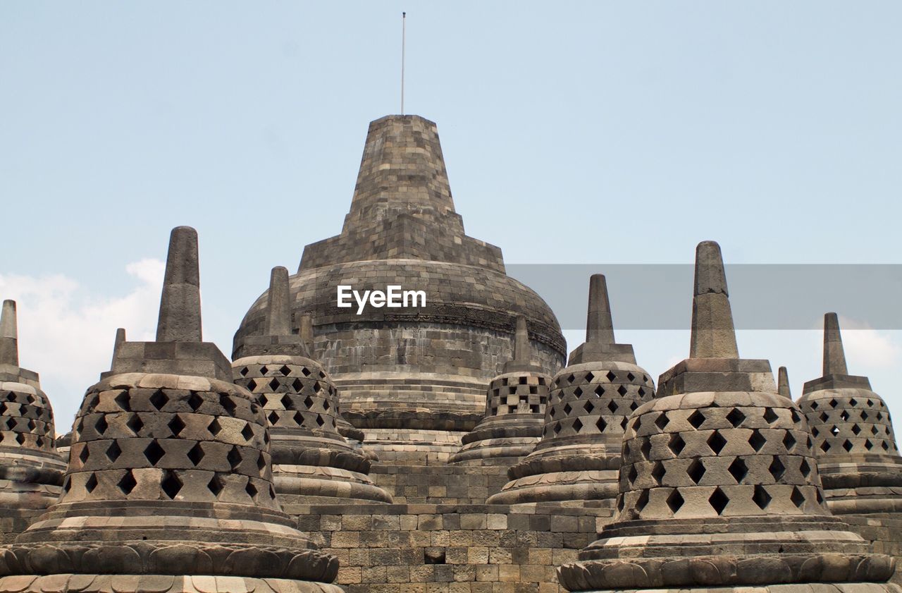 Low angle view of a temple