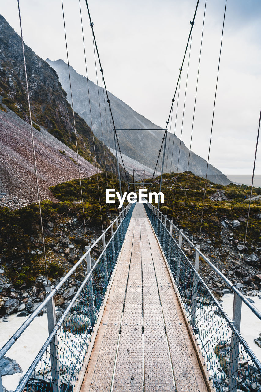 VIEW OF SUSPENSION BRIDGE