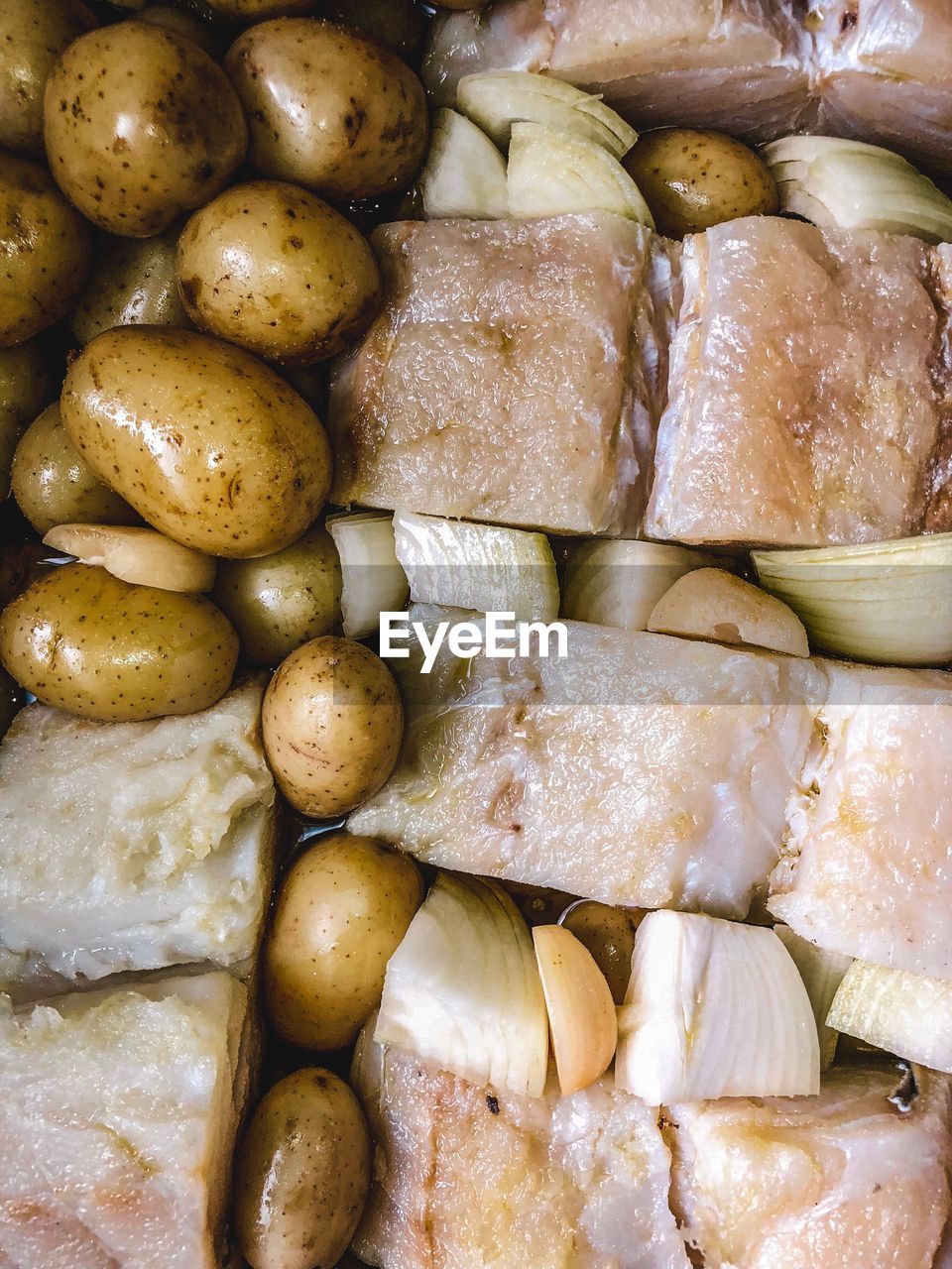 Full frame shot of food for sale in market