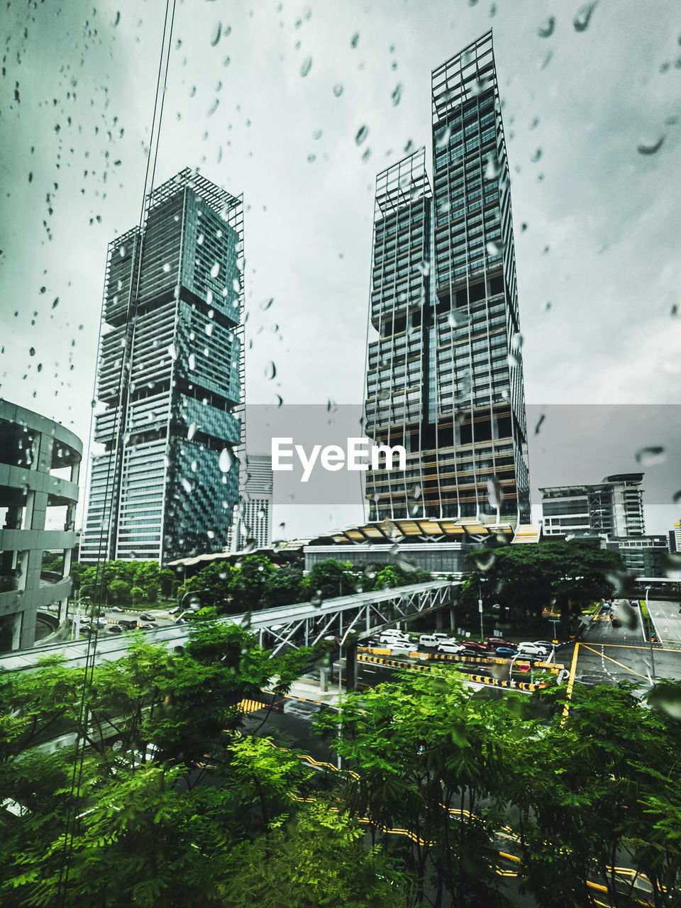 Modern buildings in city