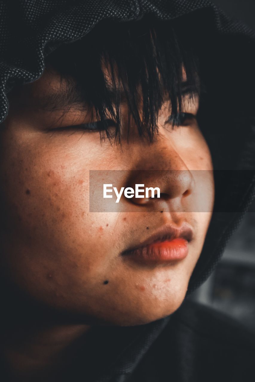 A man with loneliness.