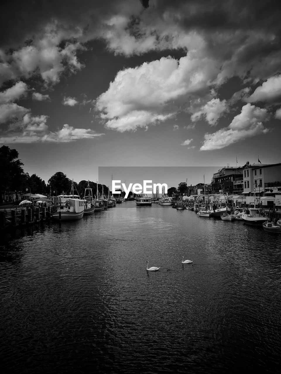 SAILBOATS IN CITY
