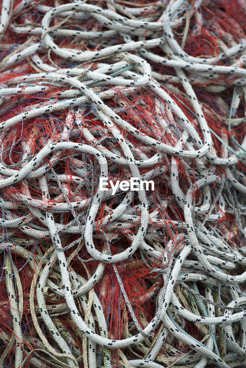 FULL FRAME OF FISHING NET