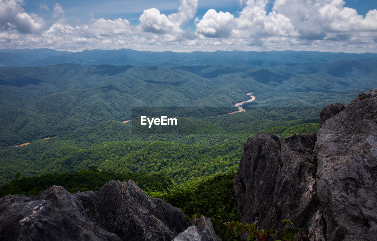 Scenic view of landscape against sky