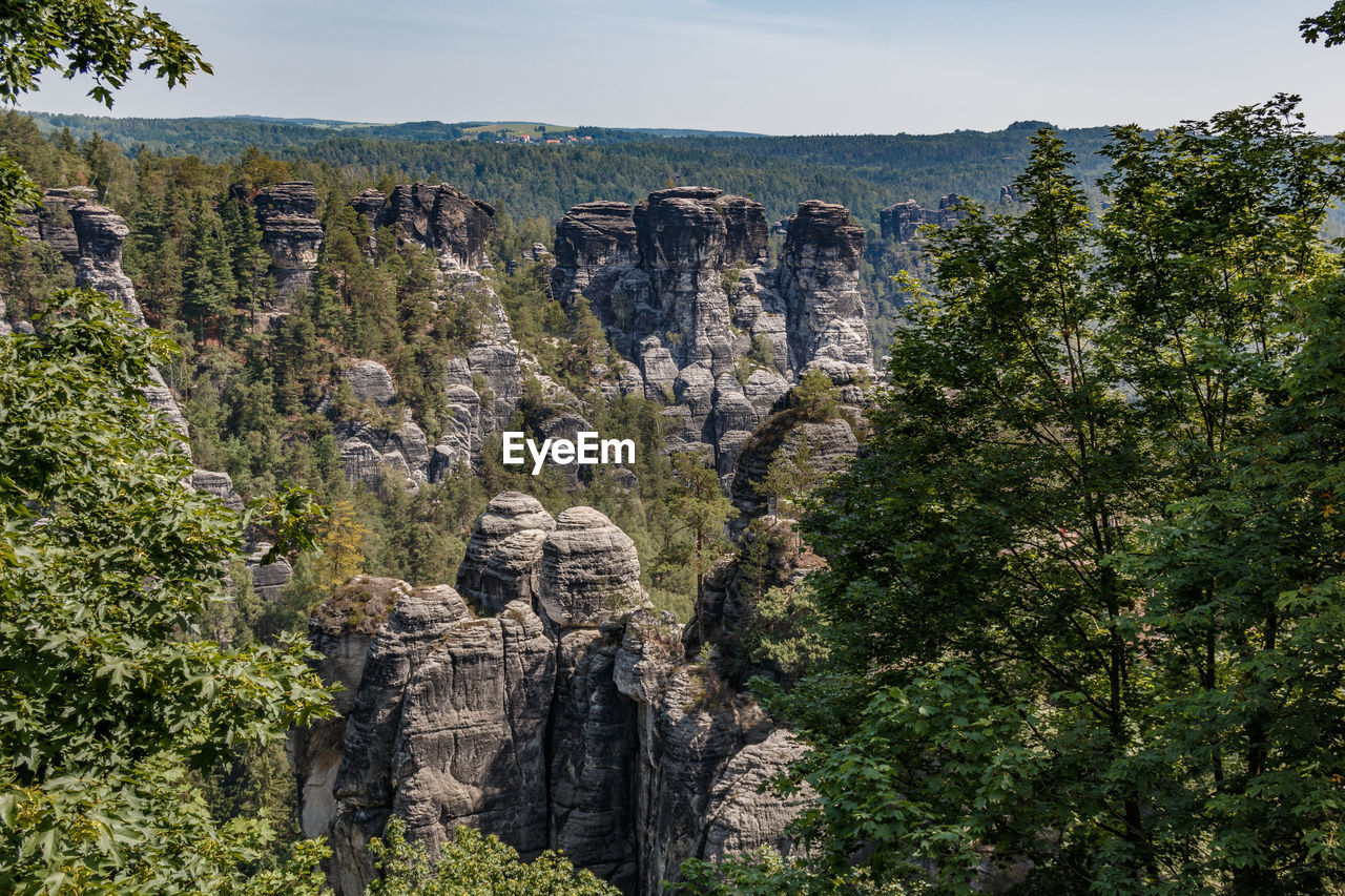 VIEW OF ROCK FORMATIONS