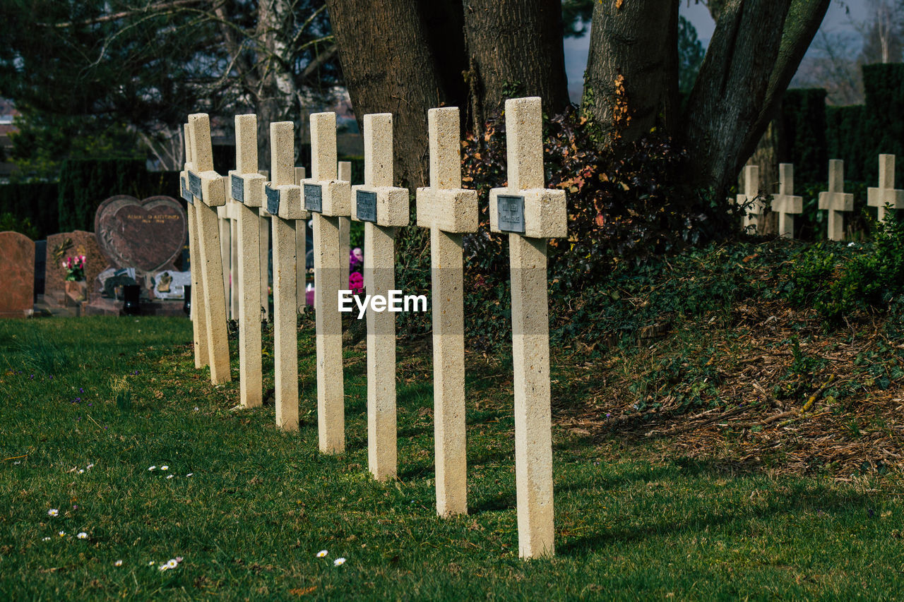 CROSS IN CEMETERY