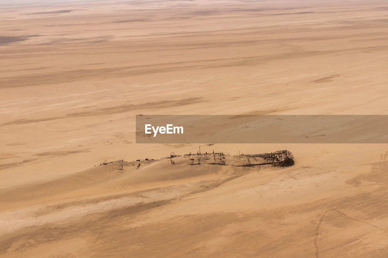 Remains of a ship in skeleton coast