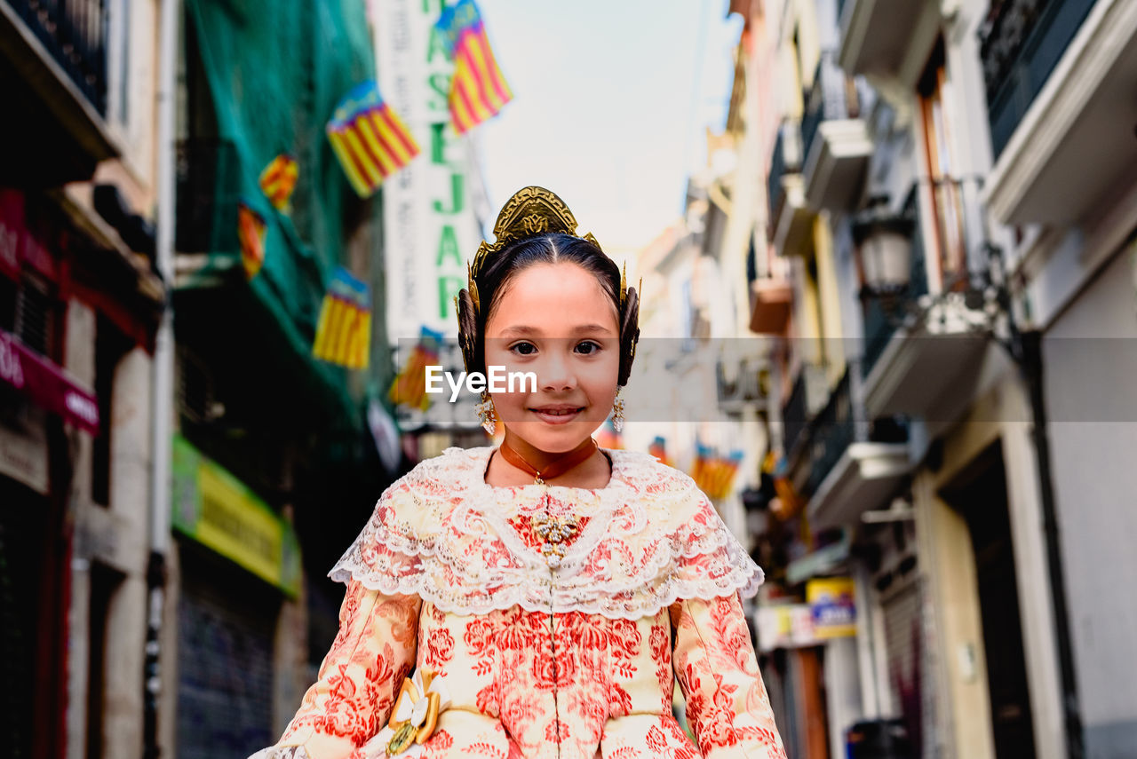 Portrait of smiling girl