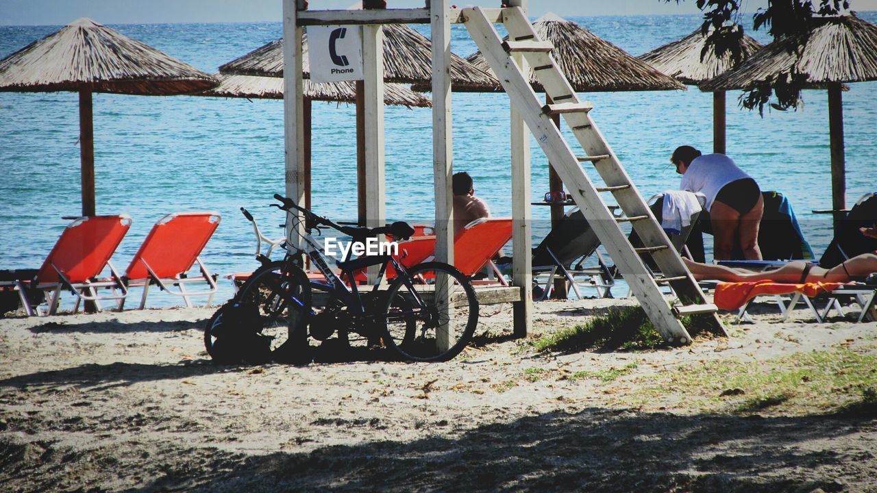 VIEW OF BEACH AGAINST SKY