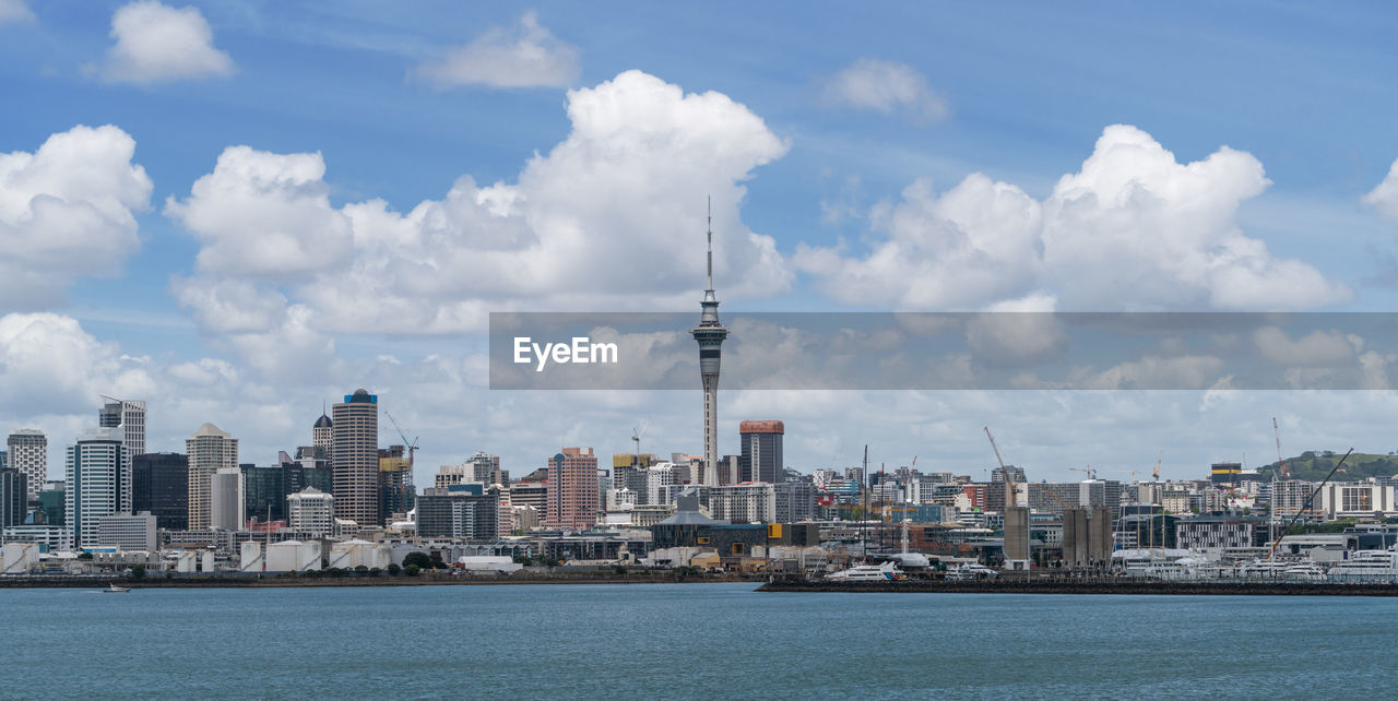 CITY BUILDINGS AT WATERFRONT