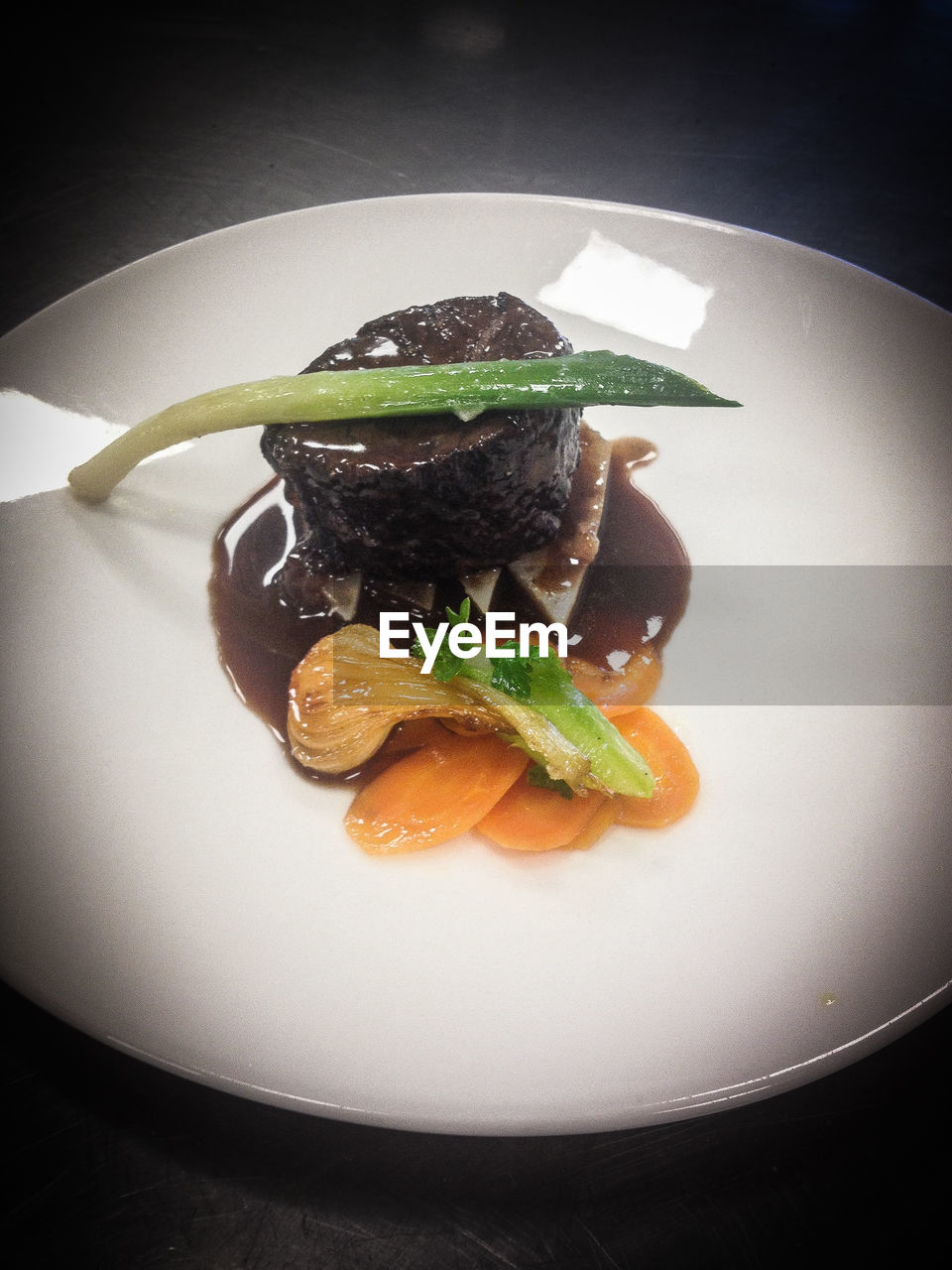 Close-up of served food