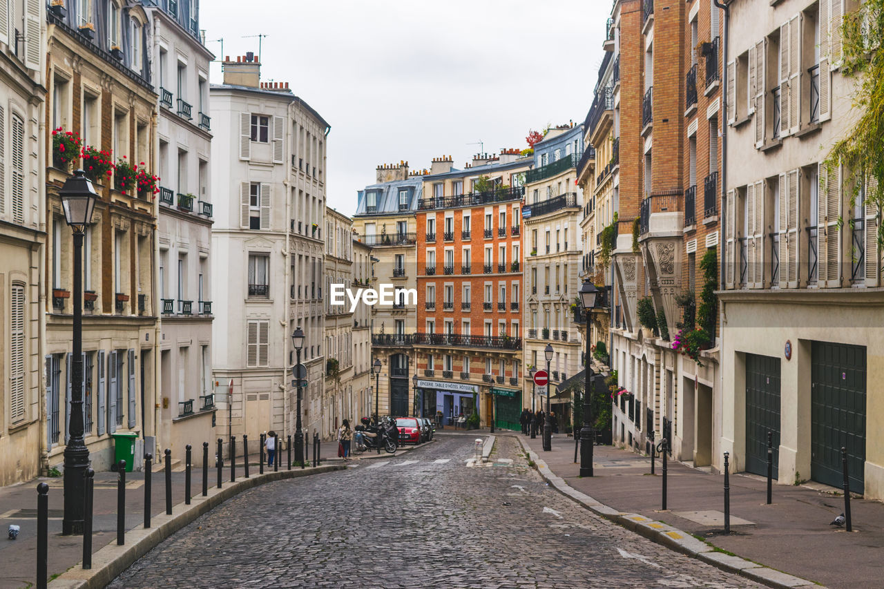 One of the many beautiful streets in paris