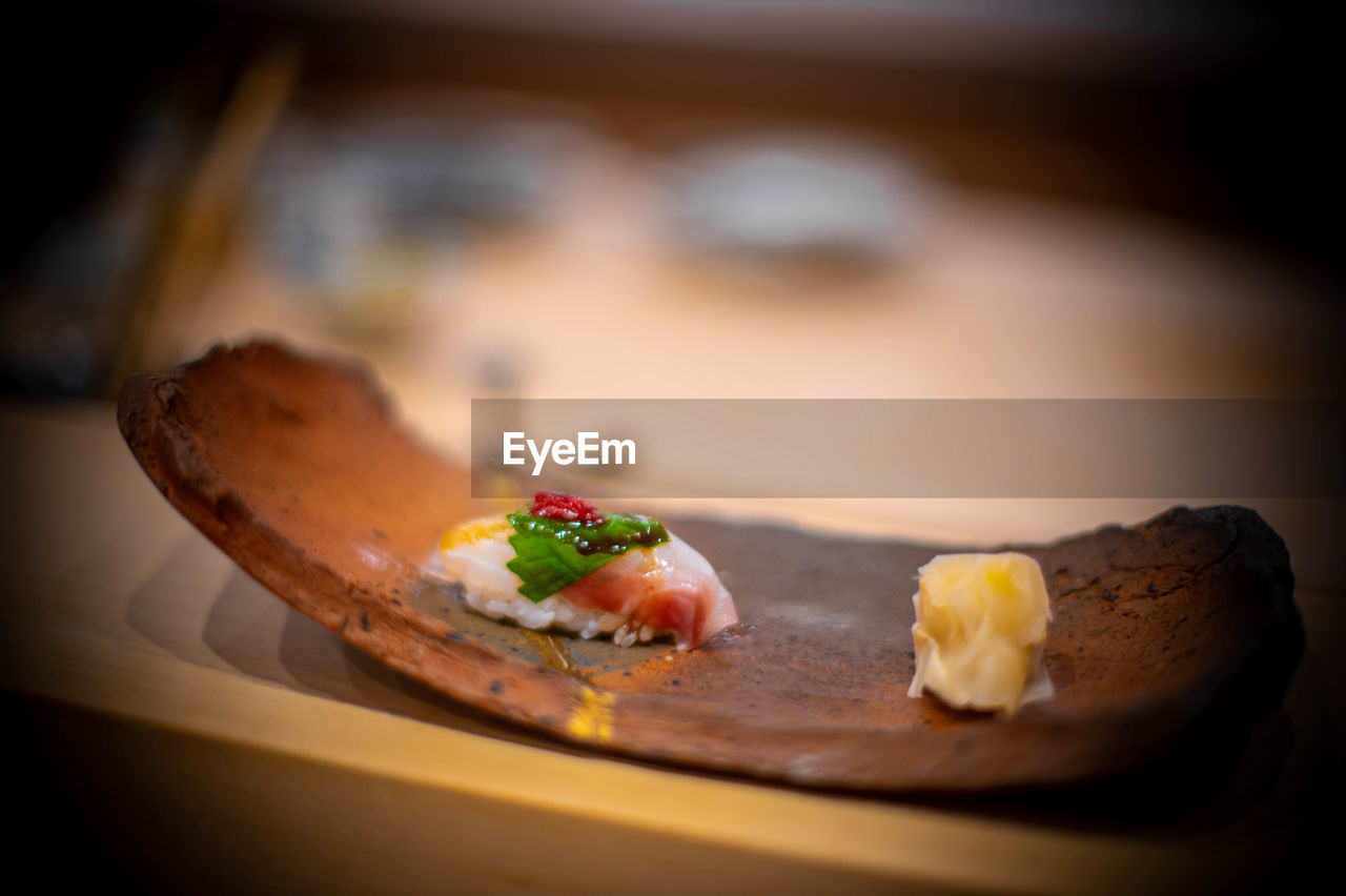 food and drink, food, freshness, healthy eating, wellbeing, no people, sweetness, indoors, selective focus, seafood, close-up, meal, fast food, vegetable, asian food, fruit, table, appetizer, gourmet, still life, sushi, japanese food, macro photography, produce, plate, bread, meat