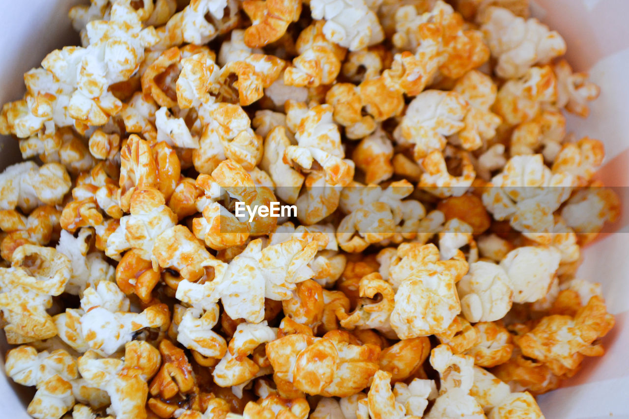 Popcorn texture background