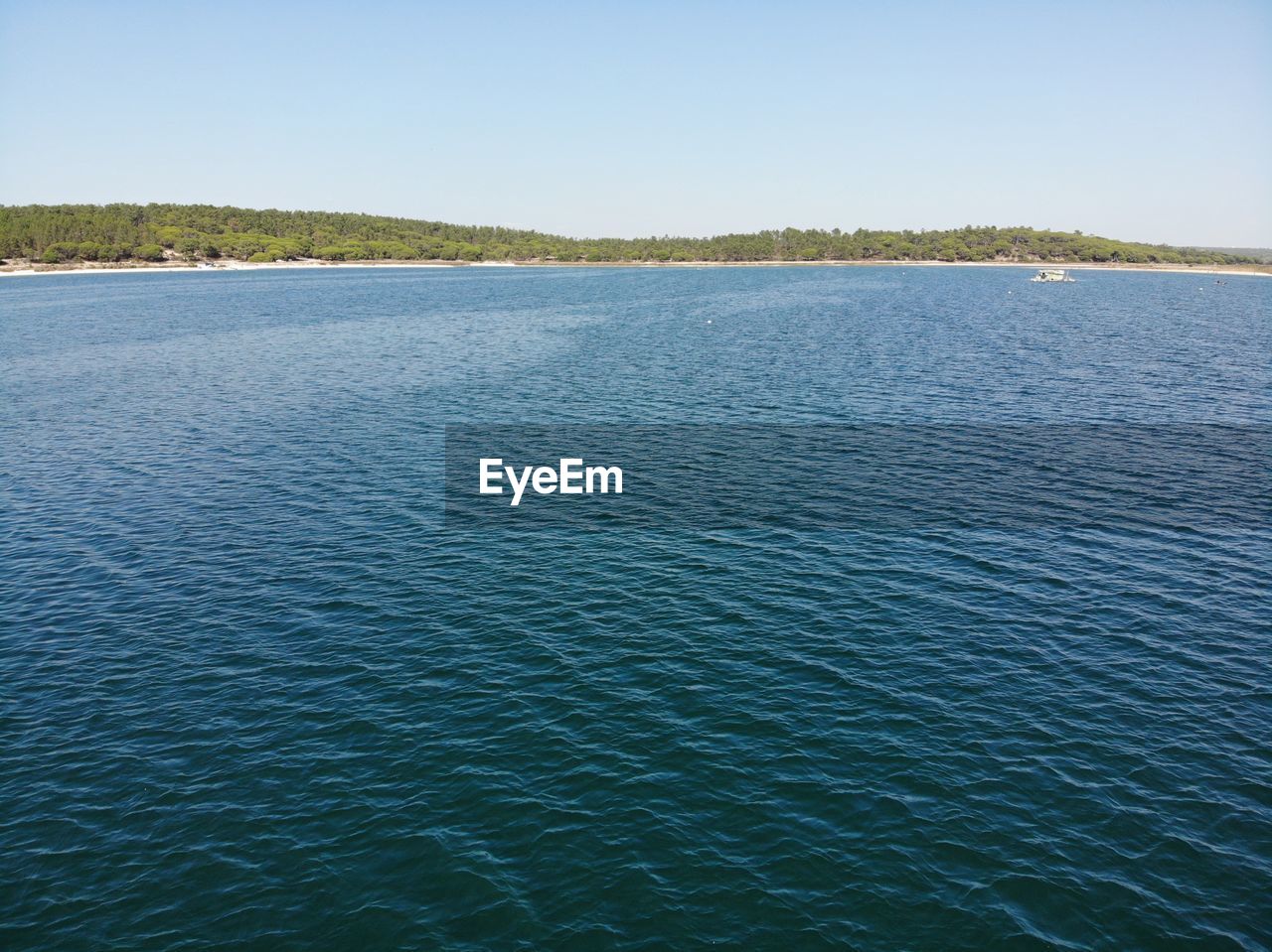 VIEW OF SEA AGAINST CLEAR SKY