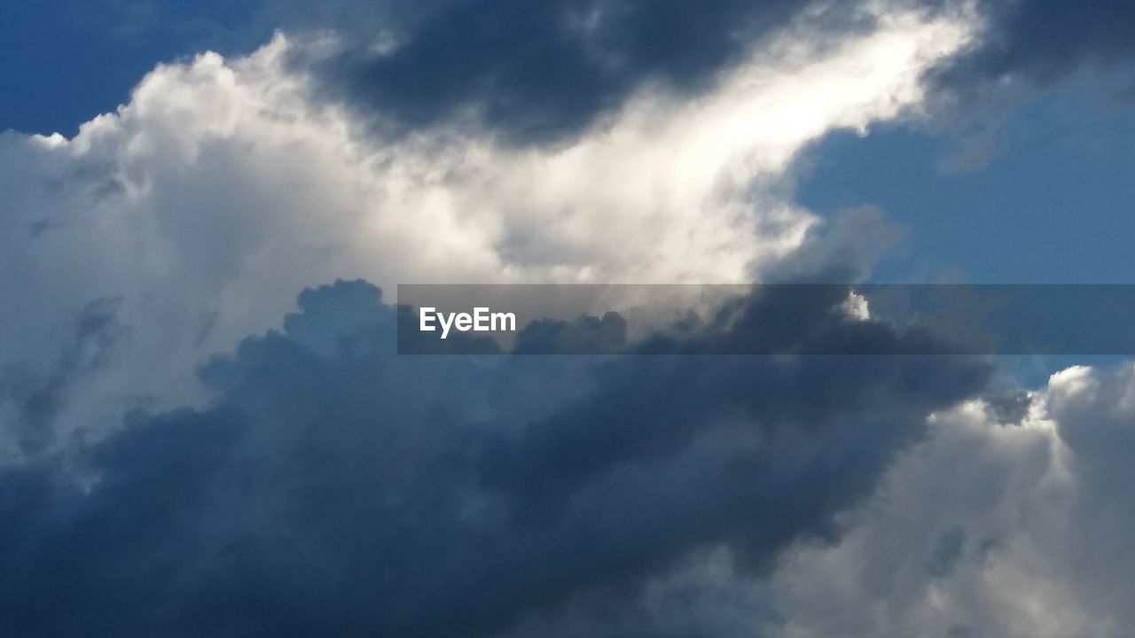 LOW ANGLE VIEW OF SKY AND CLOUDS