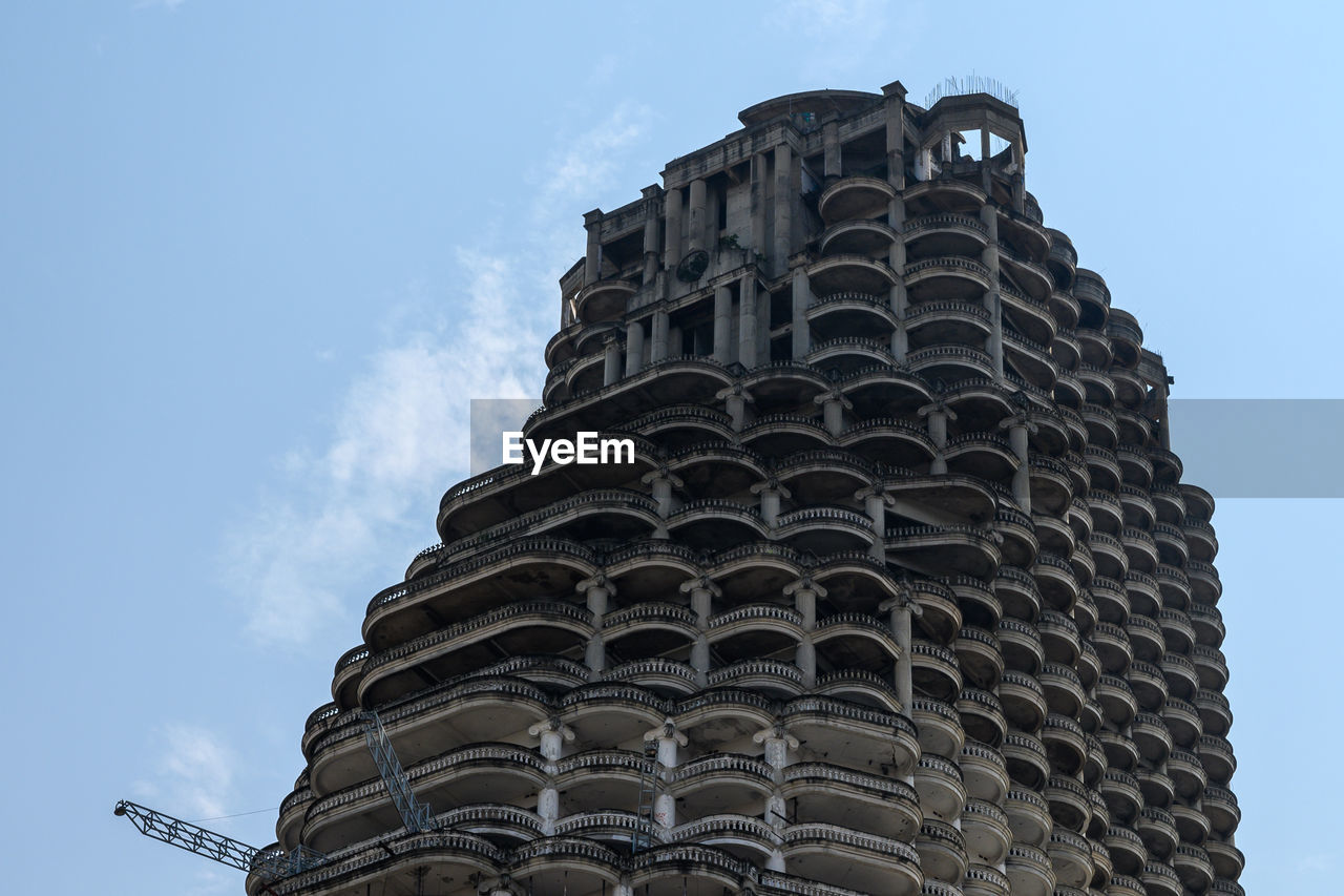 Low angle view of historical building against sky