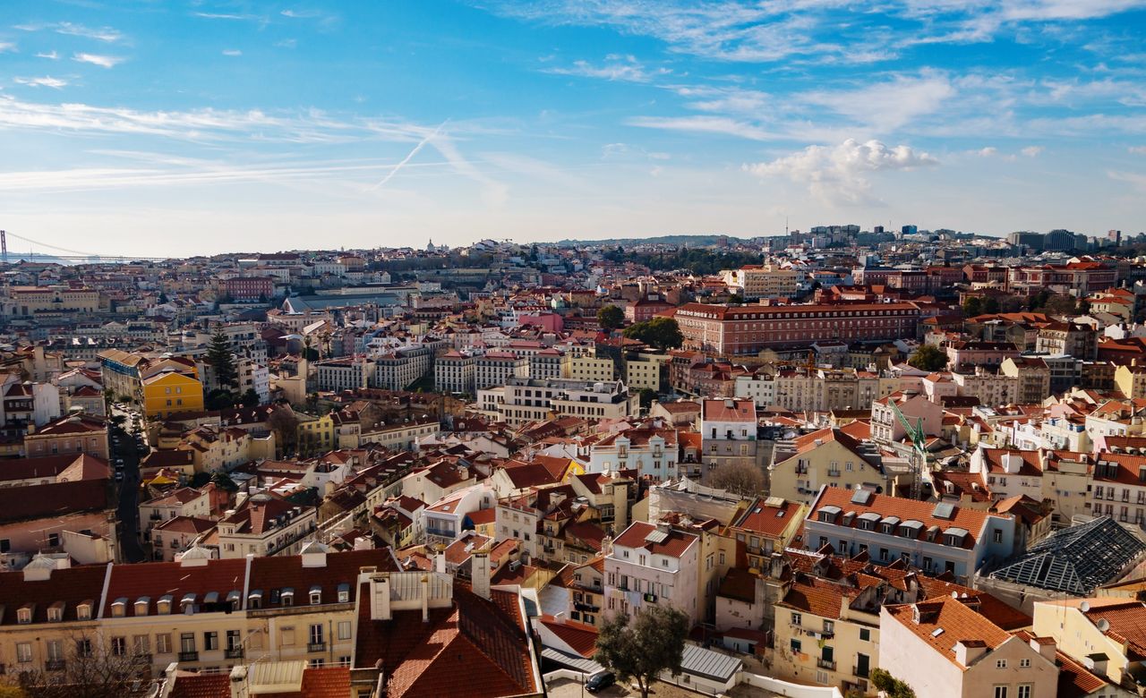 Aerial view of cityscape