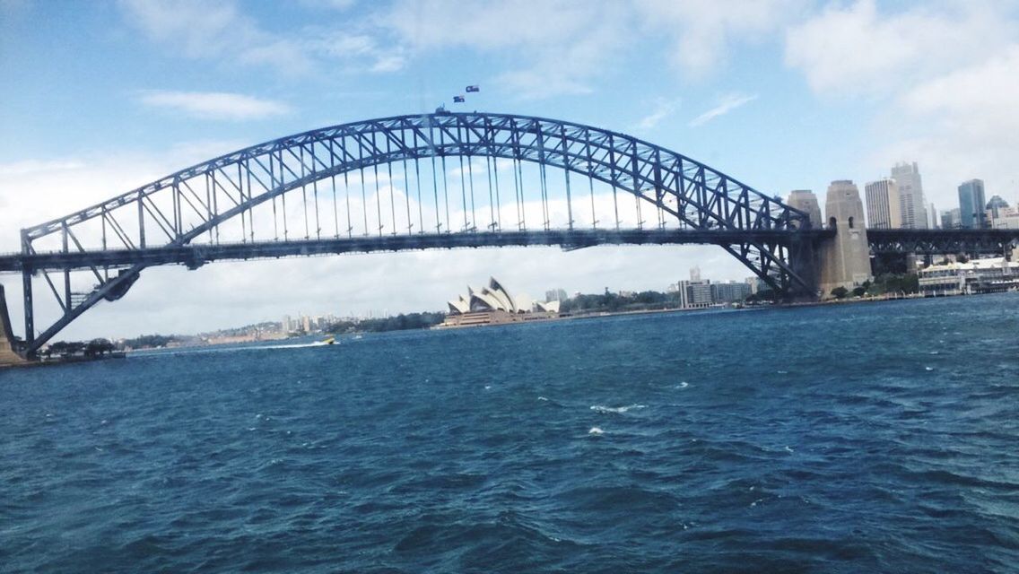 SUSPENSION BRIDGE OVER RIVER