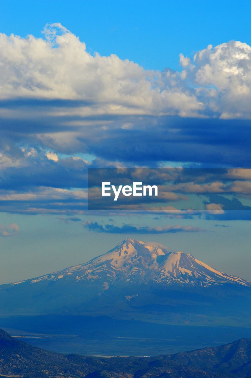 SCENIC VIEW OF SNOWCAPPED MOUNTAIN AGAINST SKY