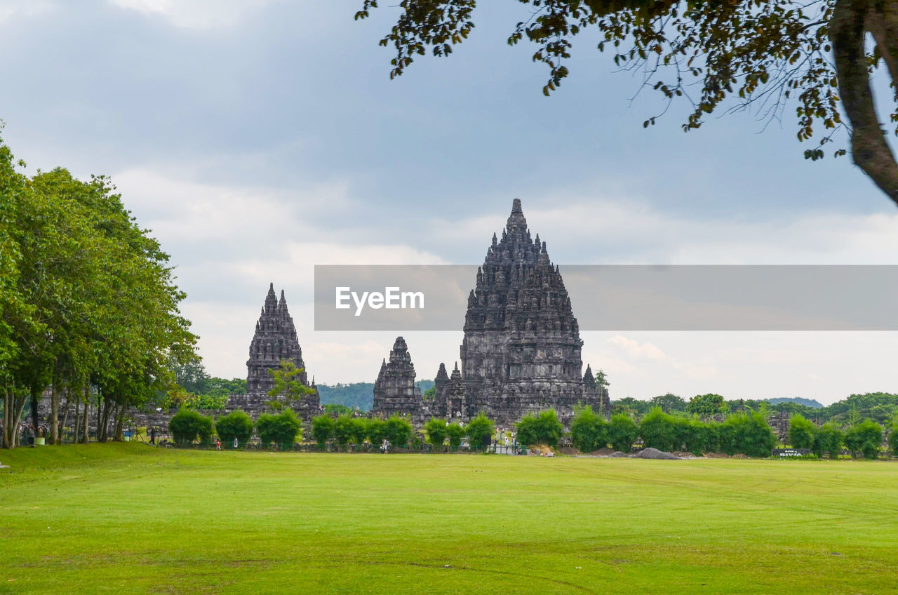 View of temple against sky