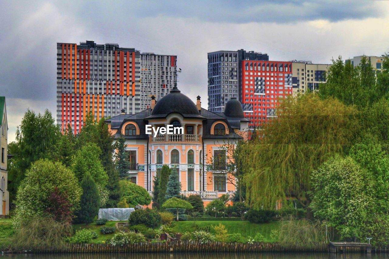 RESIDENTIAL BUILDINGS AGAINST SKY