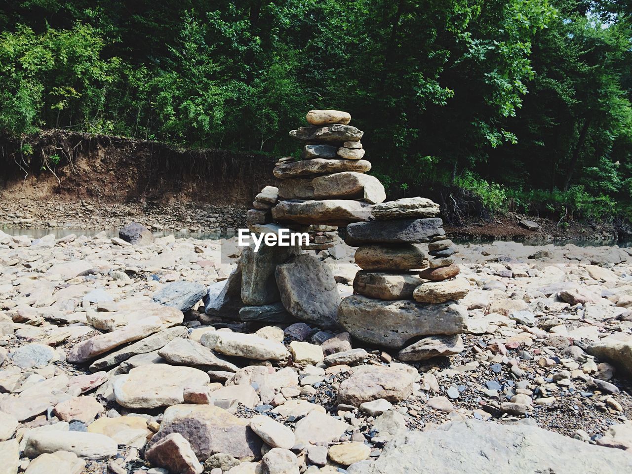 STONE SCULPTURE ON ROCK