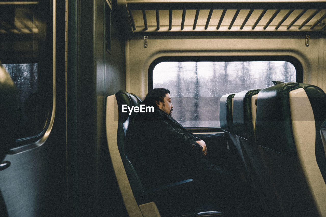 VIEW OF TRAIN IN TRAIN