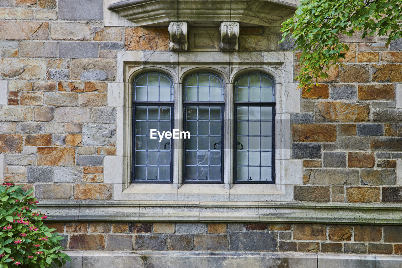 low angle view of old building