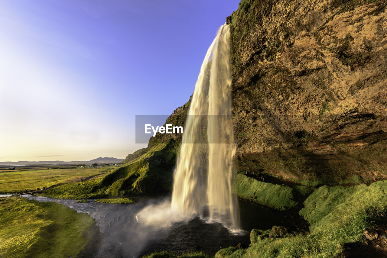 VIEW OF WATERFALL