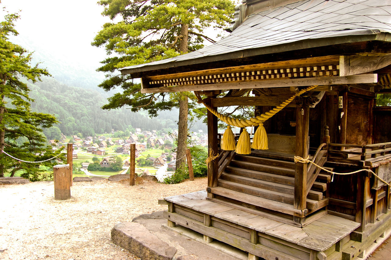 Facade of rural house