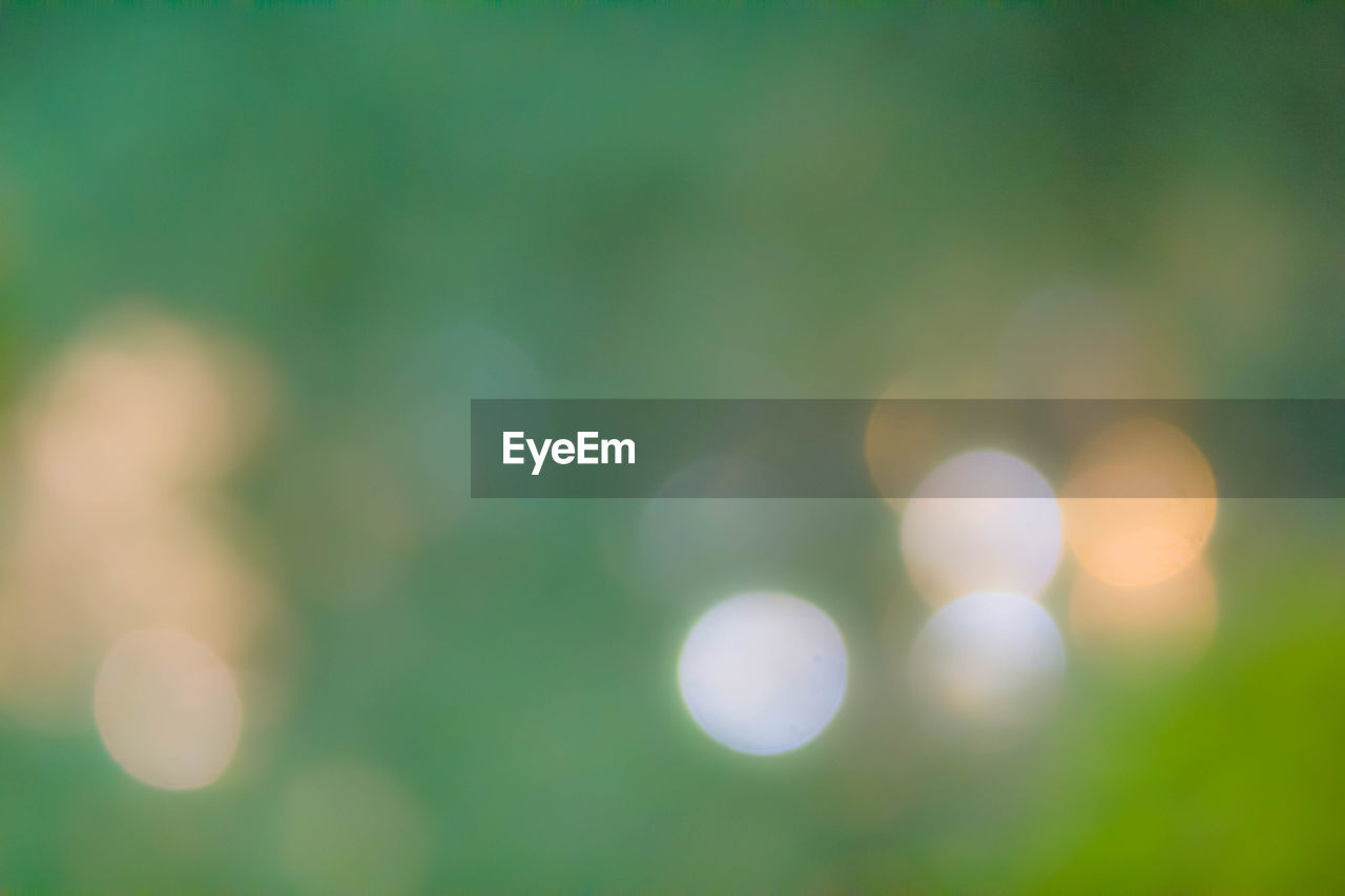 CLOSE-UP OF DEFOCUSED IMAGE OF SUNLIGHT