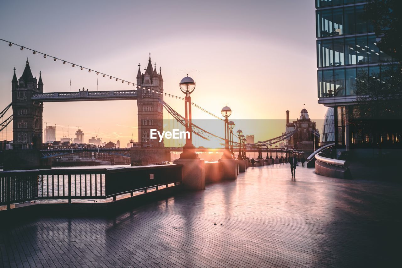 BRIDGE OVER RIVER IN CITY