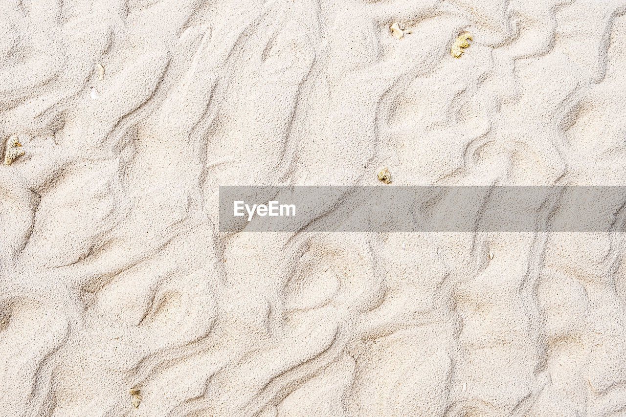 Sand texture. sandy beach for background. top view
