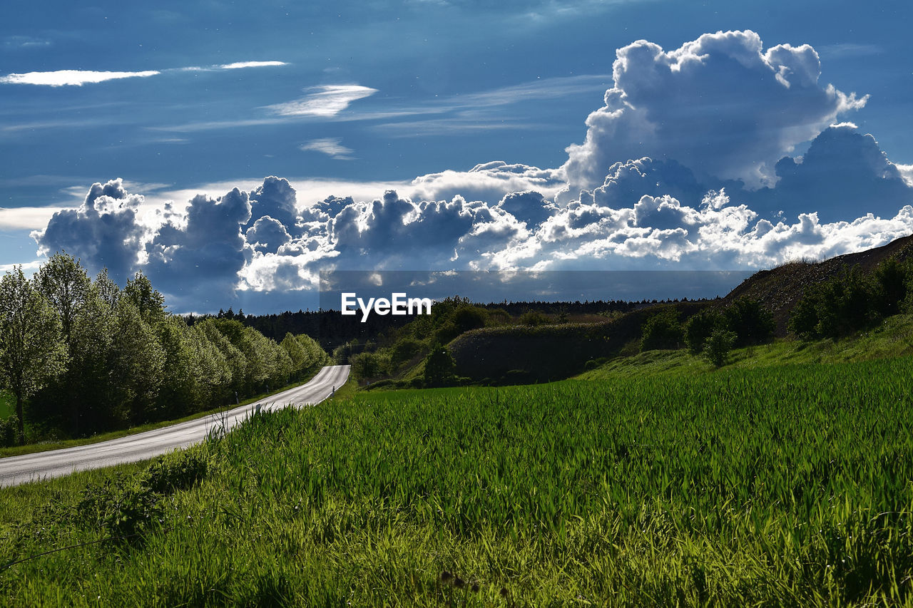 SCENIC VIEW OF ROAD AGAINST SKY