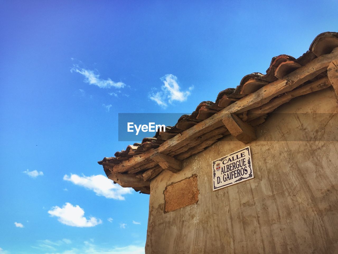 Low angle view of building against sky