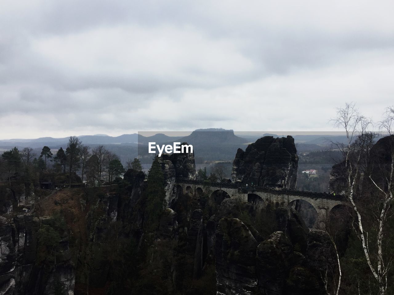 Panoramic view of landscape against sky