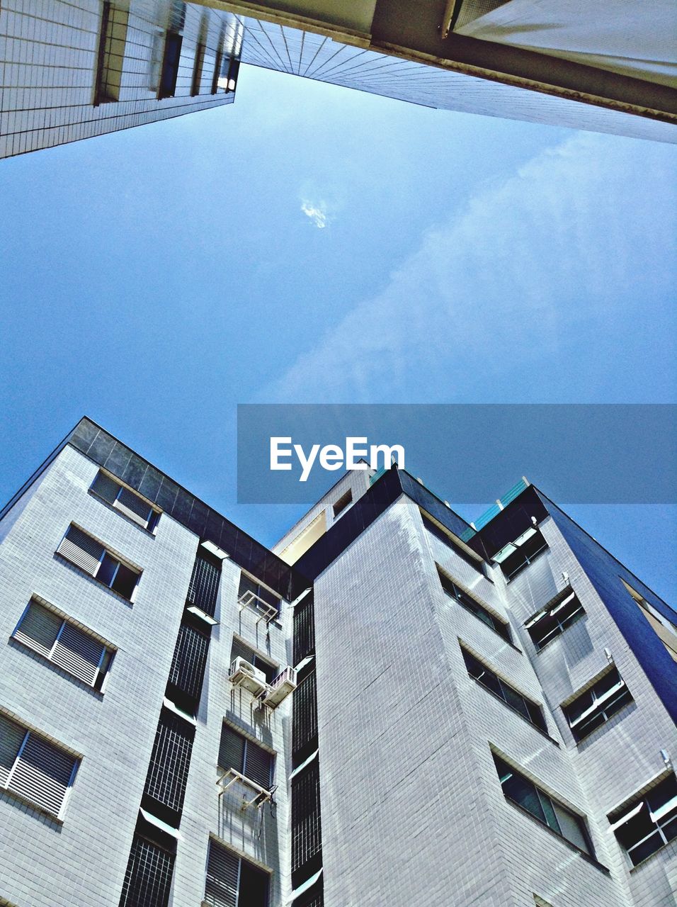 Low angle view of apartment buildings